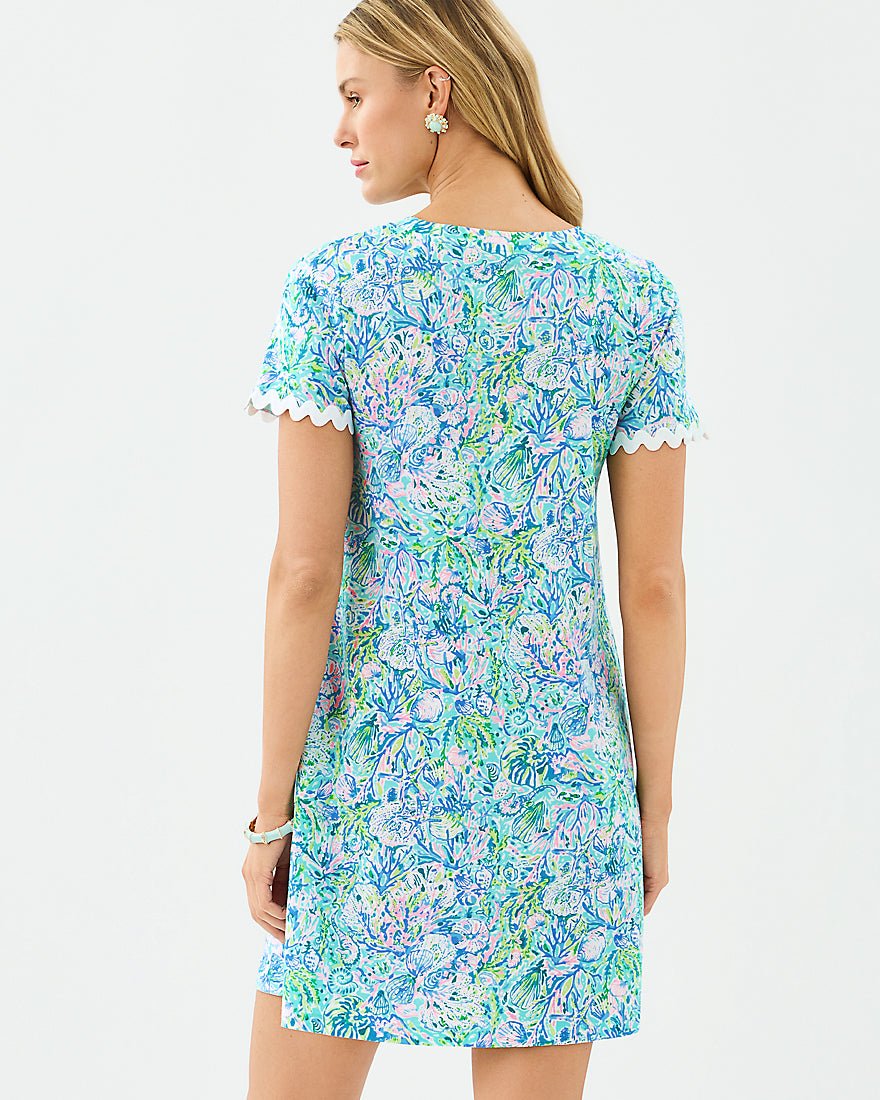 Lilly Pulitzer - Cody Short Sleeve Dress - Surf Blue Soleil It On Me