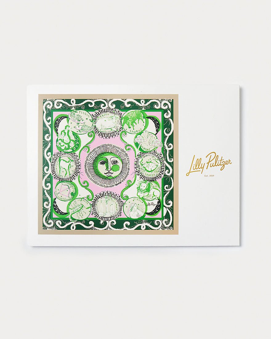 Lilly Pulitzer - Colony Silk Scarf - Conch Shell Pink Written In The Stars