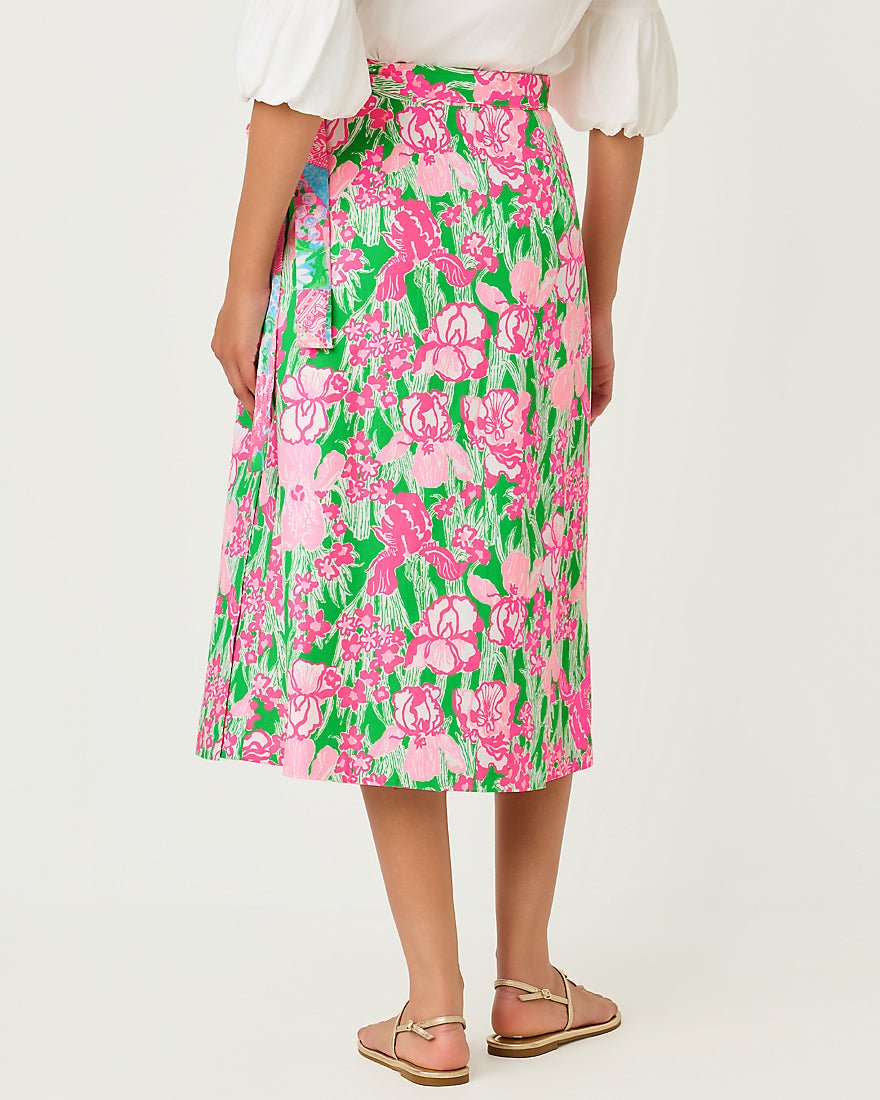 Lilly Pulitzer - Constance Reversible Midi Skirt - Multi Crazy Quilt