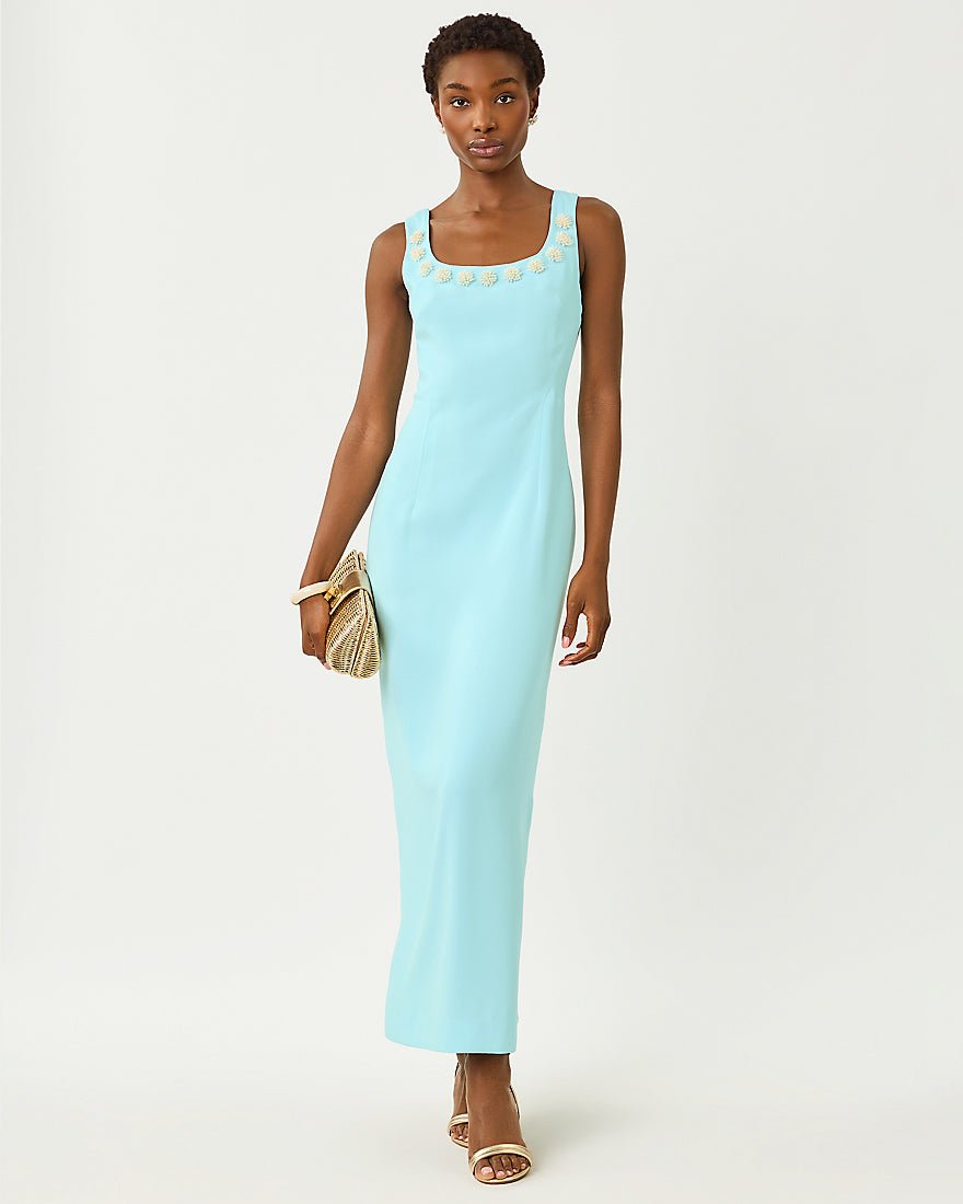 Women's Coralia Maxi Dress in Blue - Lilly Pulitzer Women's Coralia Maxi Dress in Blue - Lilly Pulitzer