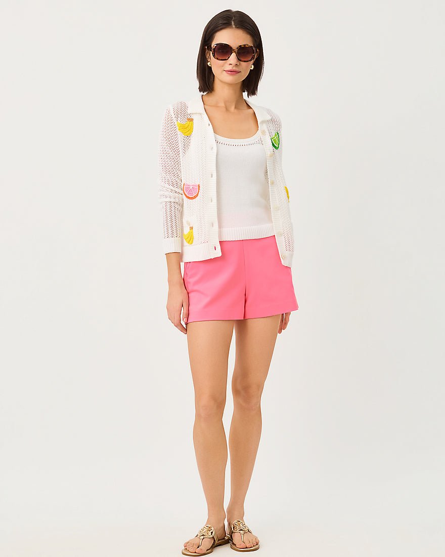 Lilly Pulitzer - Cormac Mesh Sweater Set - Resort White Tooty Fruity Crochet