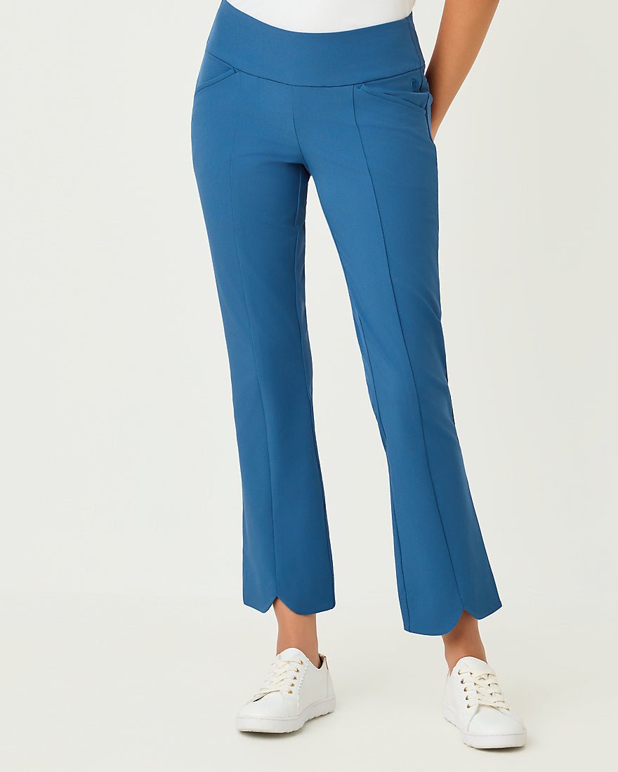 Lilly Pulitzer - Corso Scallop Kick Flare Pant Upf 50 Plus - Starlight Navy