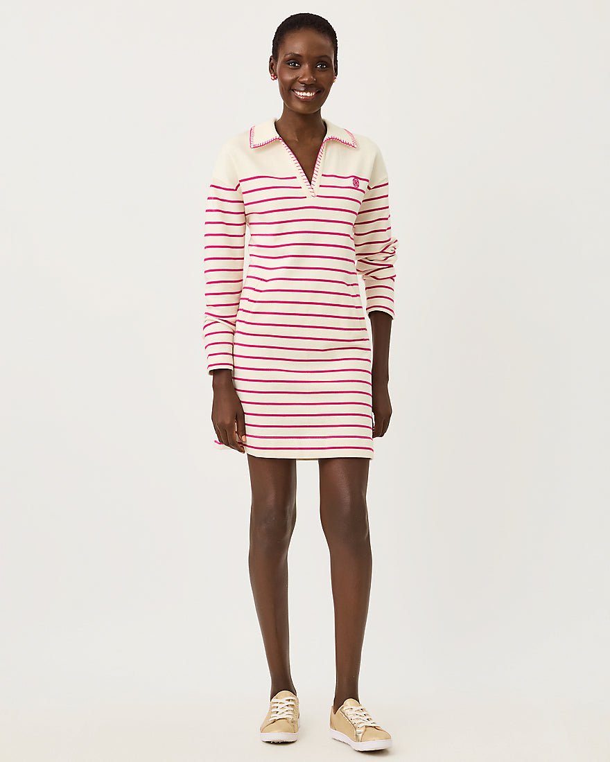 Lilly Pulitzer - Corvaya Dress - Berry Bouquet Legacy Stripe