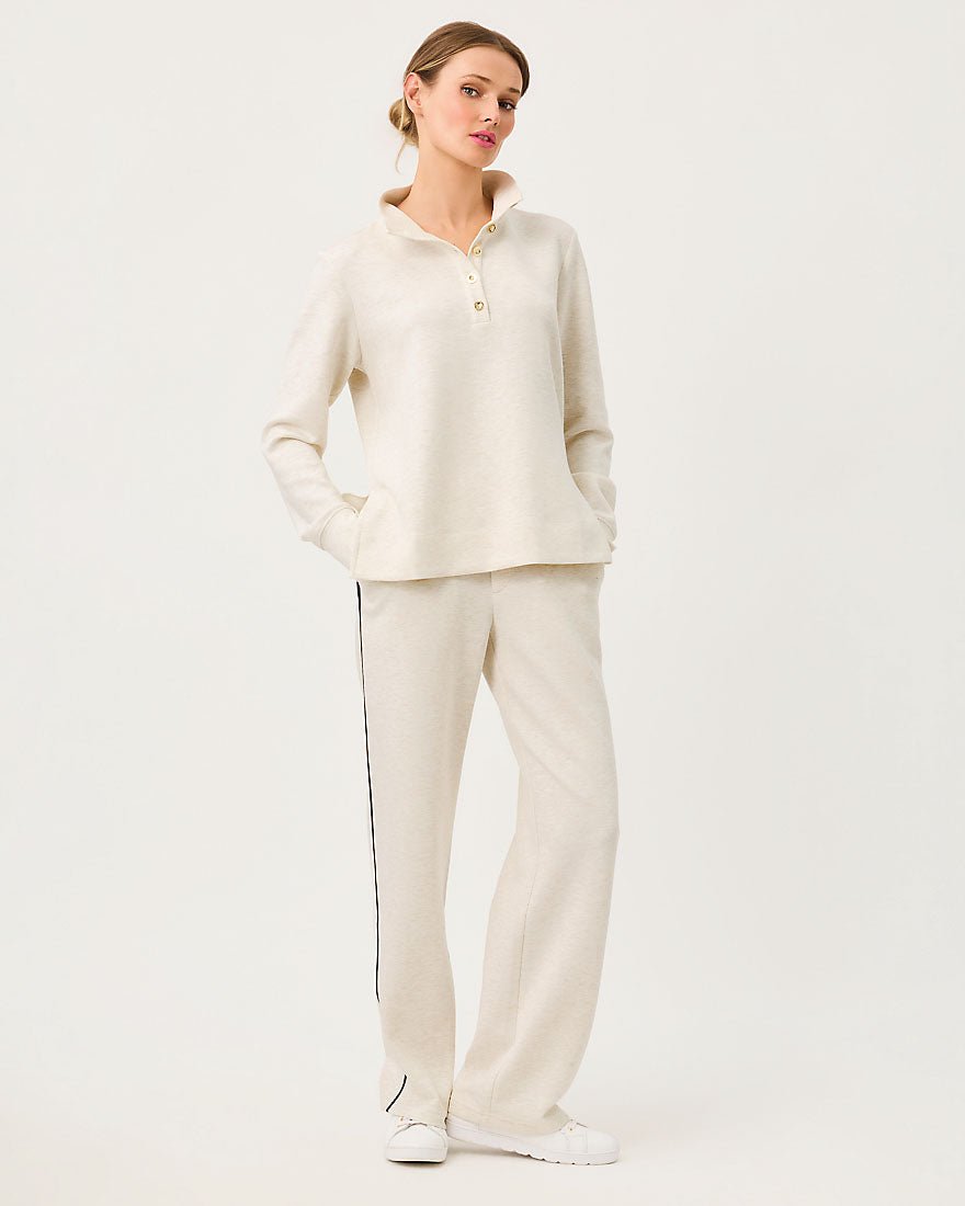 Lilly Pulitzer - Cowie Upf 50 Plus Pullover - Heathered Coconut