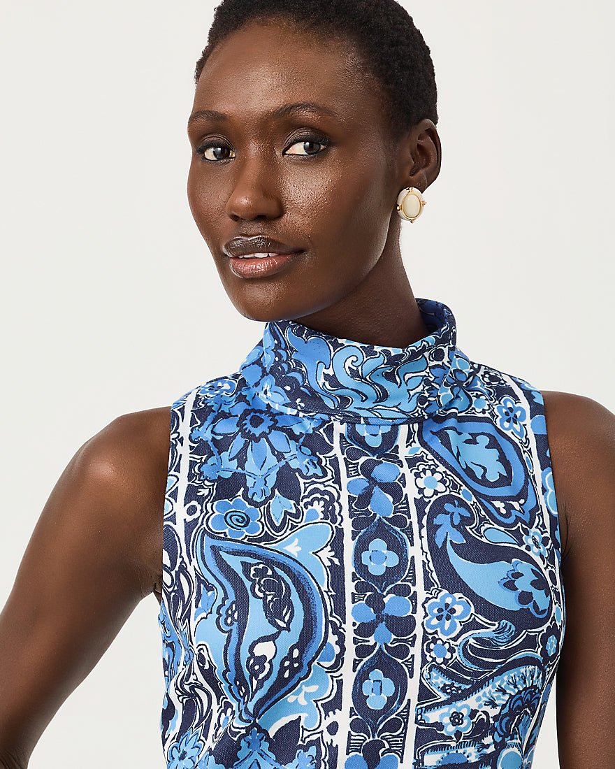 Lilly Pulitzer - Daisee Maxi Shift Dress - Low Tide Navy The Casbah