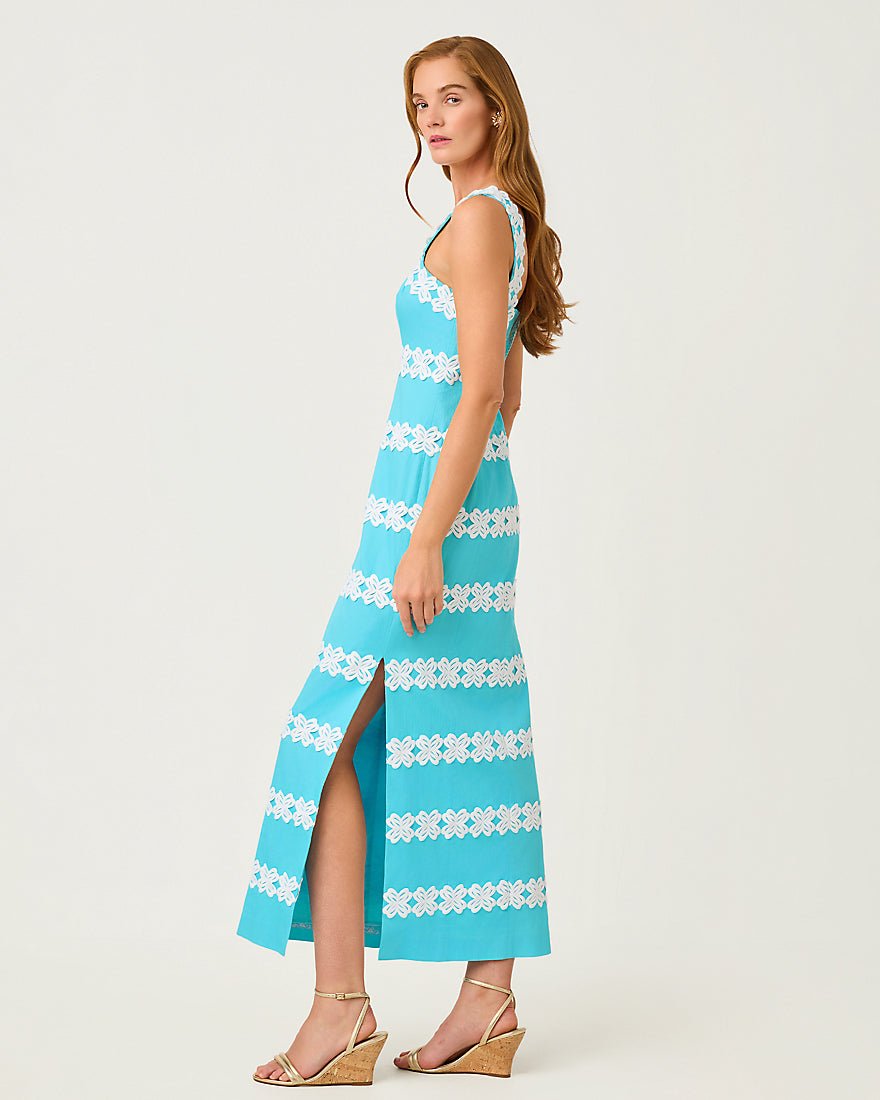 Lilly Pulitzer - Davis Maxi Dress - Capri Blue