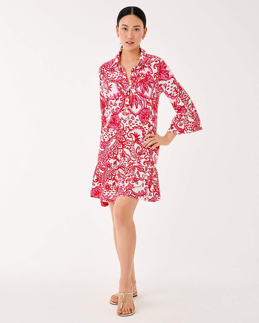 Lilly Pulitzer - Delany Dress - Coconut Spicy Socialite