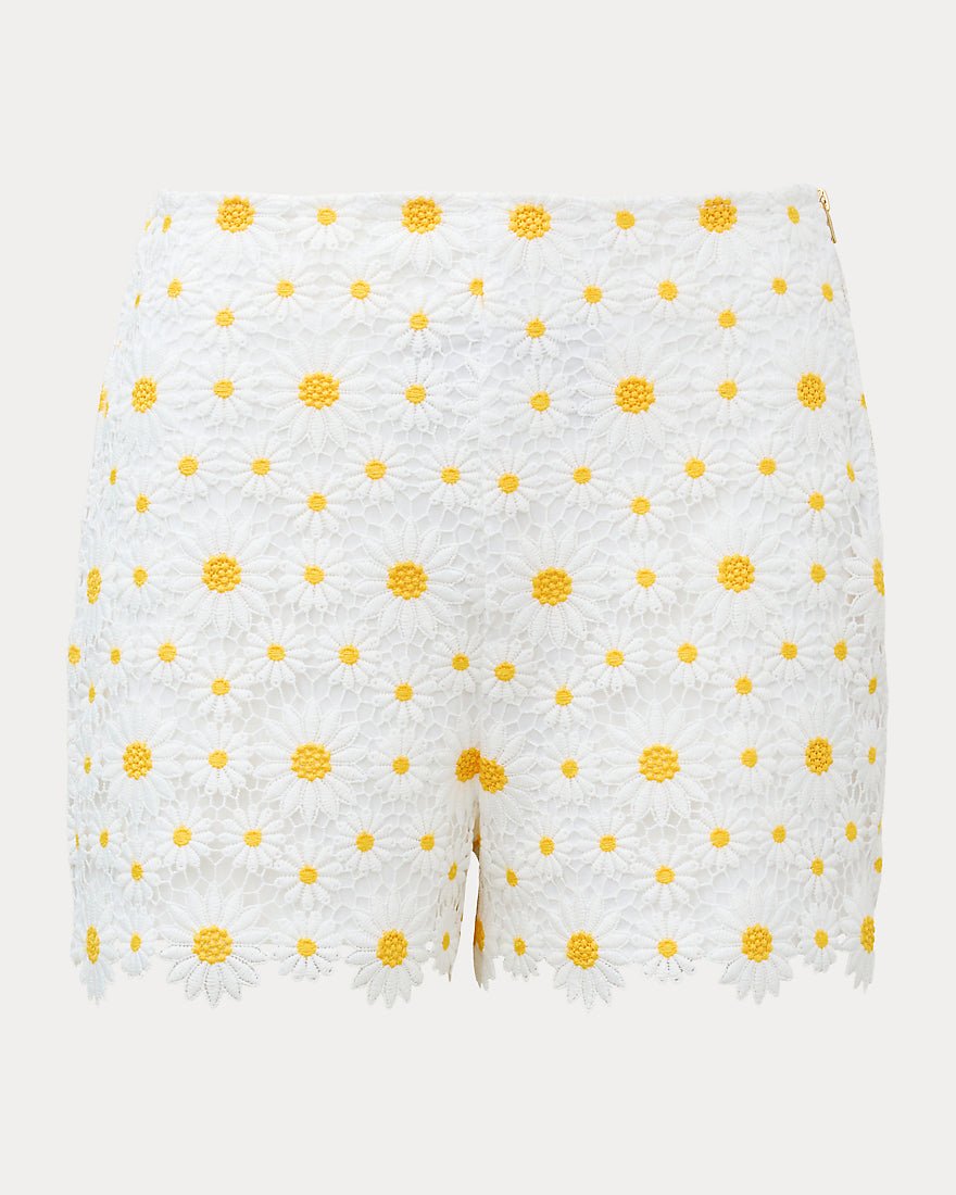 Lilly Pulitzer - Devra Lace Short - Resort White Fresh As A Daisy Lace