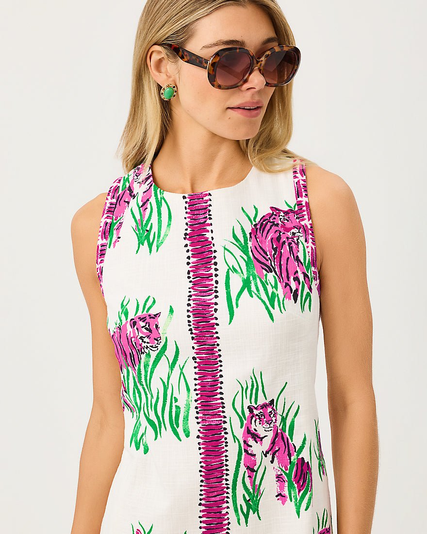 Lilly Pulitzer - Devyn Stretch Shift Dress - Coconut Camouflage Catwalk