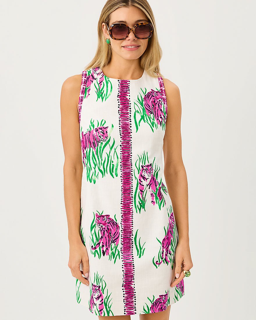 Lilly Pulitzer - Devyn Stretch Shift Dress - Coconut Camouflage Catwalk