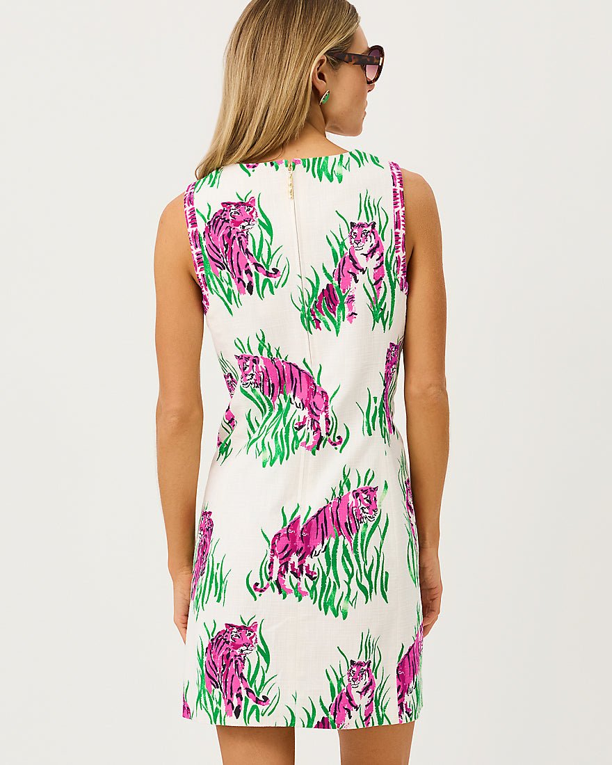 Lilly Pulitzer - Devyn Stretch Shift Dress - Coconut Camouflage Catwalk