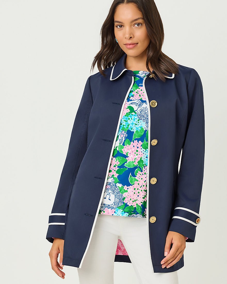 Lilly Pulitzer - Dianne Jacket - True Navy