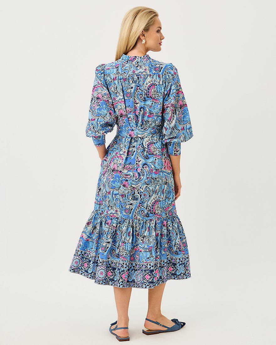 Lilly Pulitzer - Drena Midi Dress - Multi Paisley Parade
