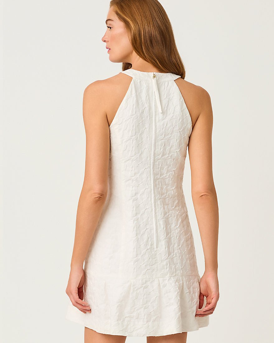Lilly Pulitzer - Drusilla Skirted Romper - Resort White Floral Jacquard