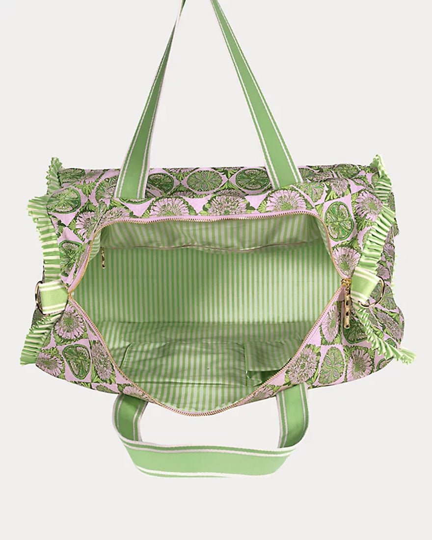 Lilly Pulitzer - Duffle Tote - Oleander Pink Tropical Tiles