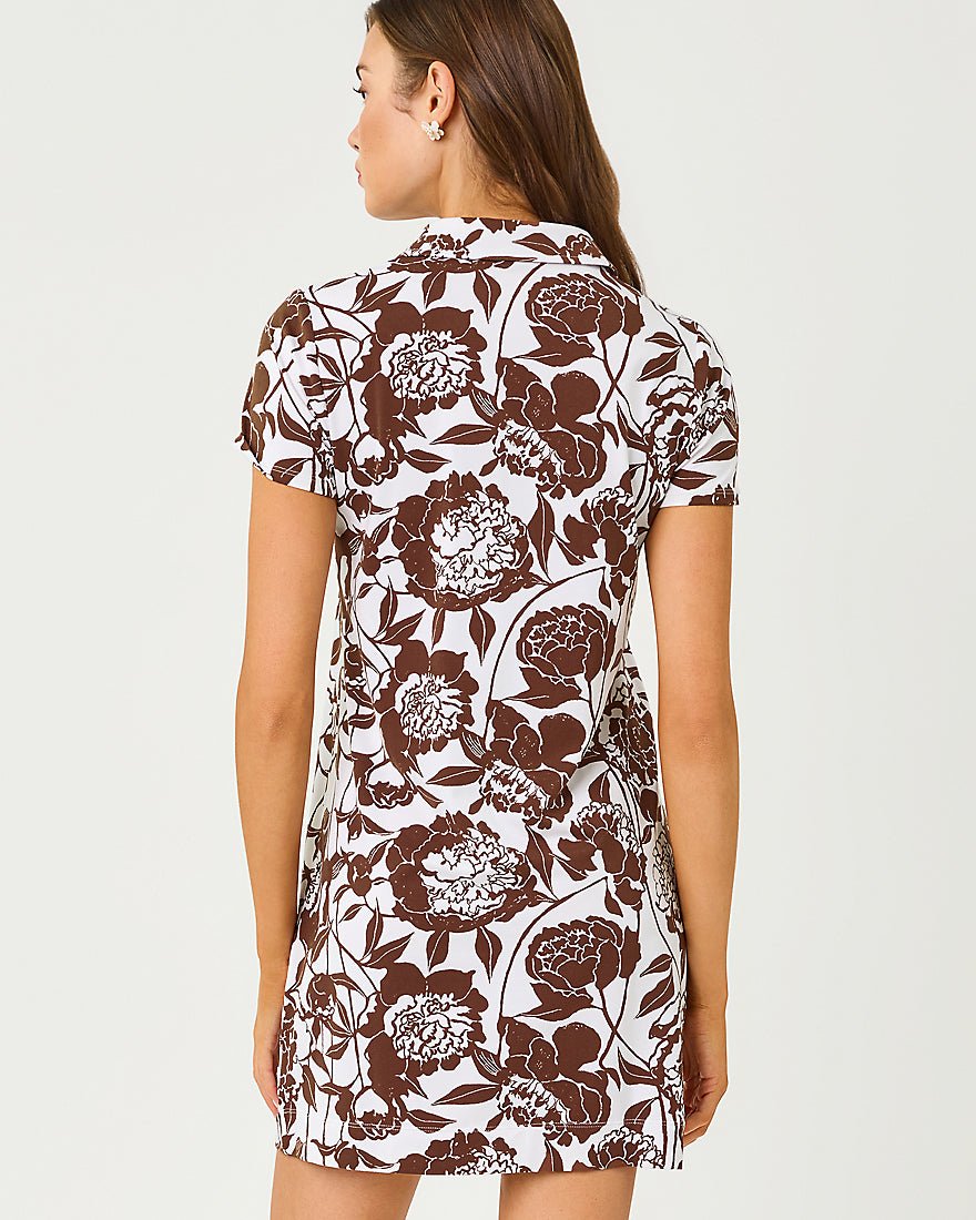 Lilly Pulitzer - Dune Upf 50 Plus Short Sleeve Dress - Resort White Marni