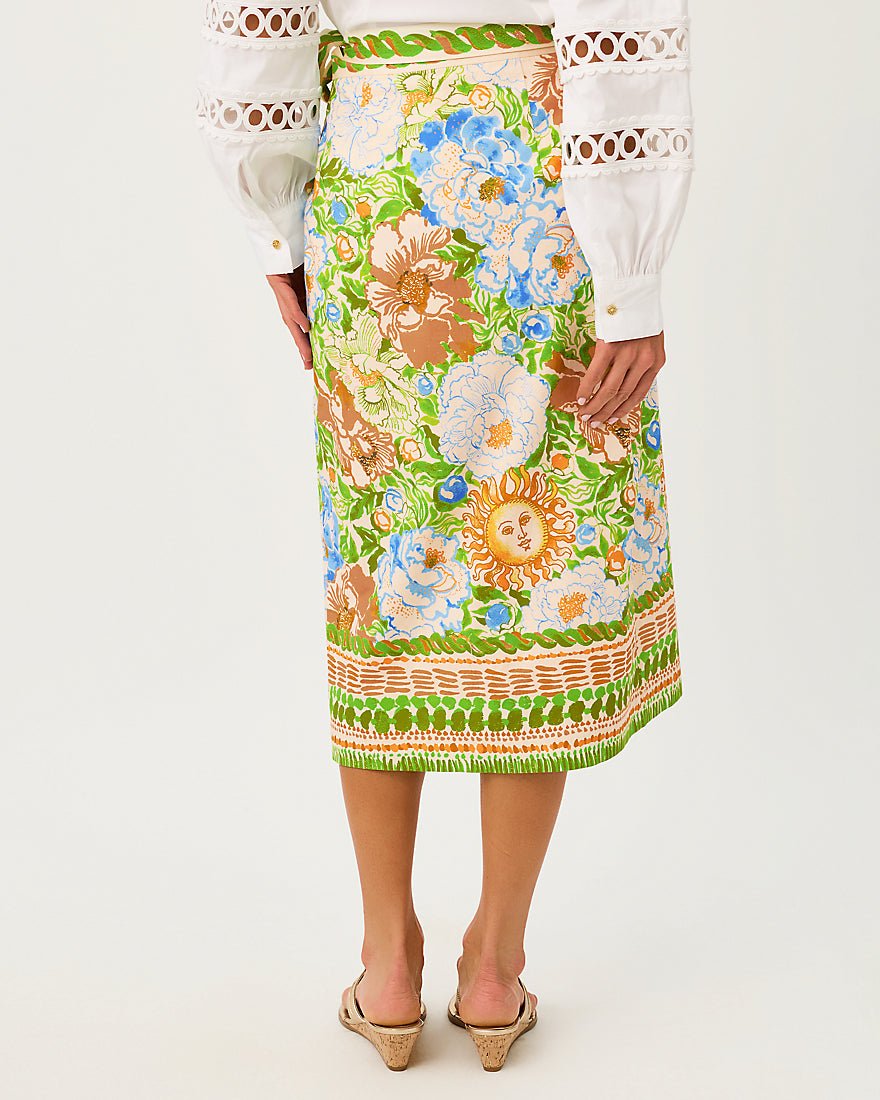 Lilly Pulitzer - Dustin Midi Skirt - Rutabaga Sympeony