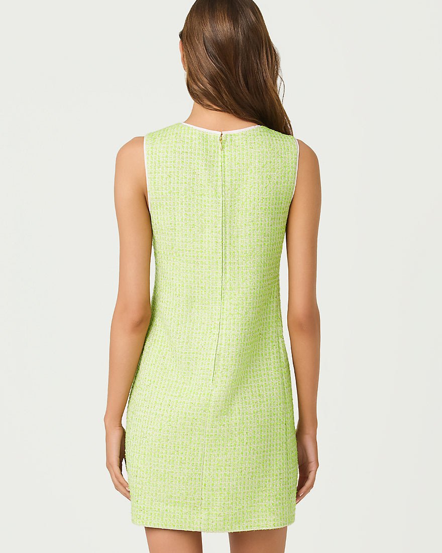 Lilly Pulitzer - Edita Boucle Shift Dress - Crocodile Green Fantasy Boucle
