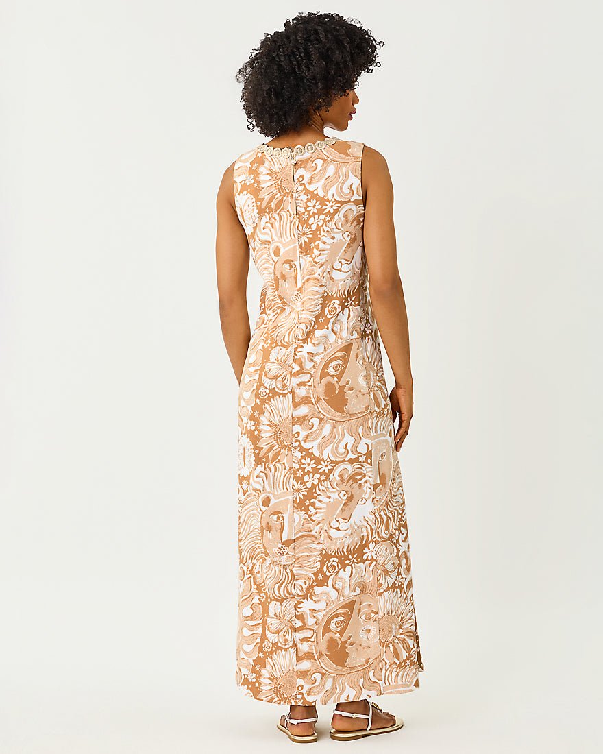 Lilly Pulitzer - Edita Maxi Shift Dress - Iced Latte Jims Stuff