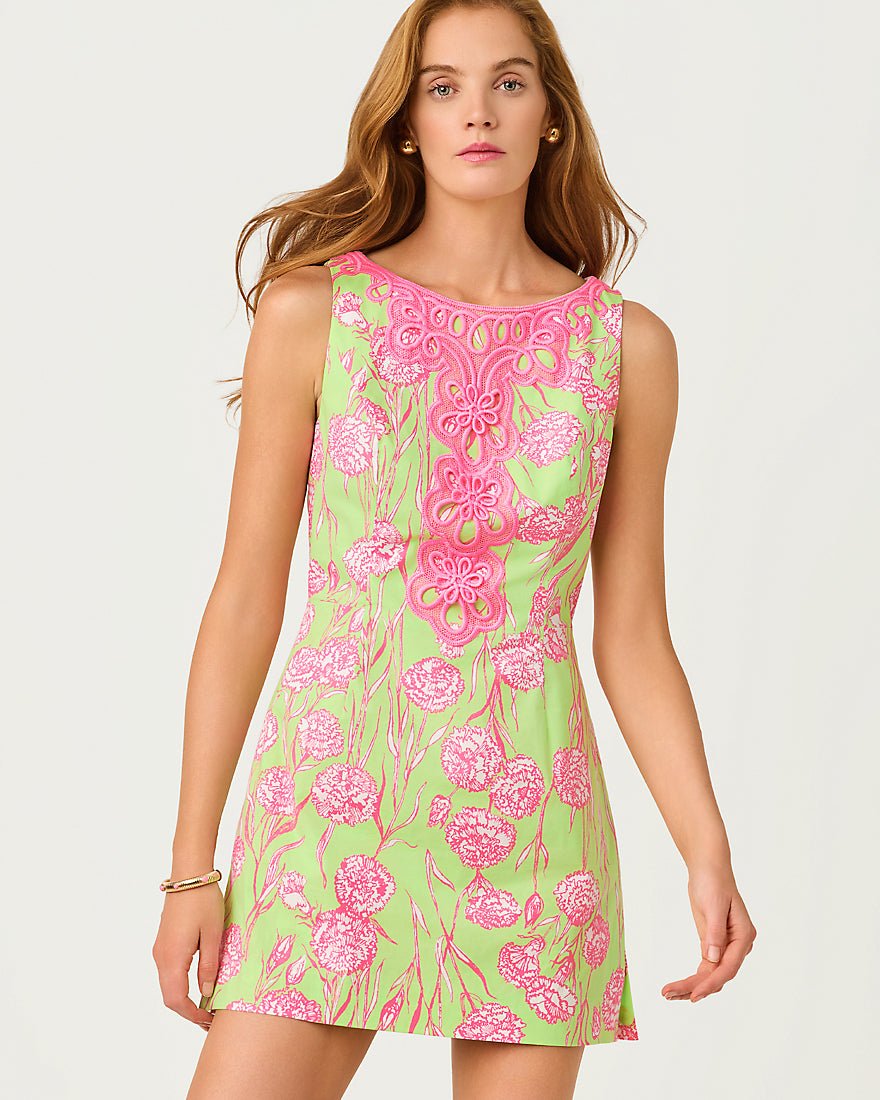 Lilly Pulitzer - Elanie Skirted Romper - Pistachio Macaron Alina