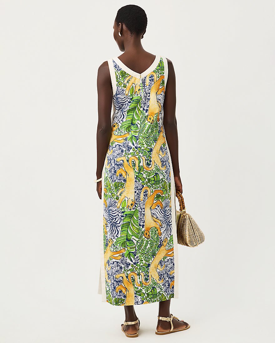 Lilly Pulitzer - Eleanora Maxi Shift Romper - Multi Palm Prowl