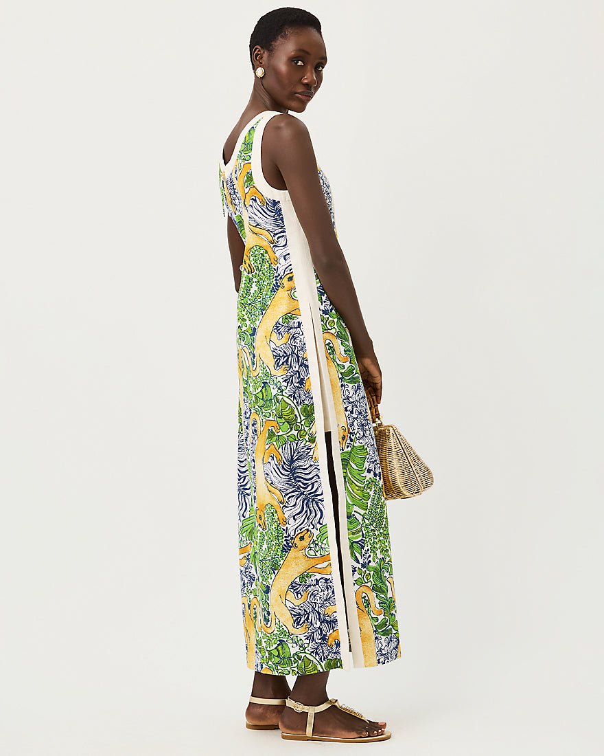 Lilly Pulitzer - Eleanora Maxi Shift Romper - Multi Palm Prowl
