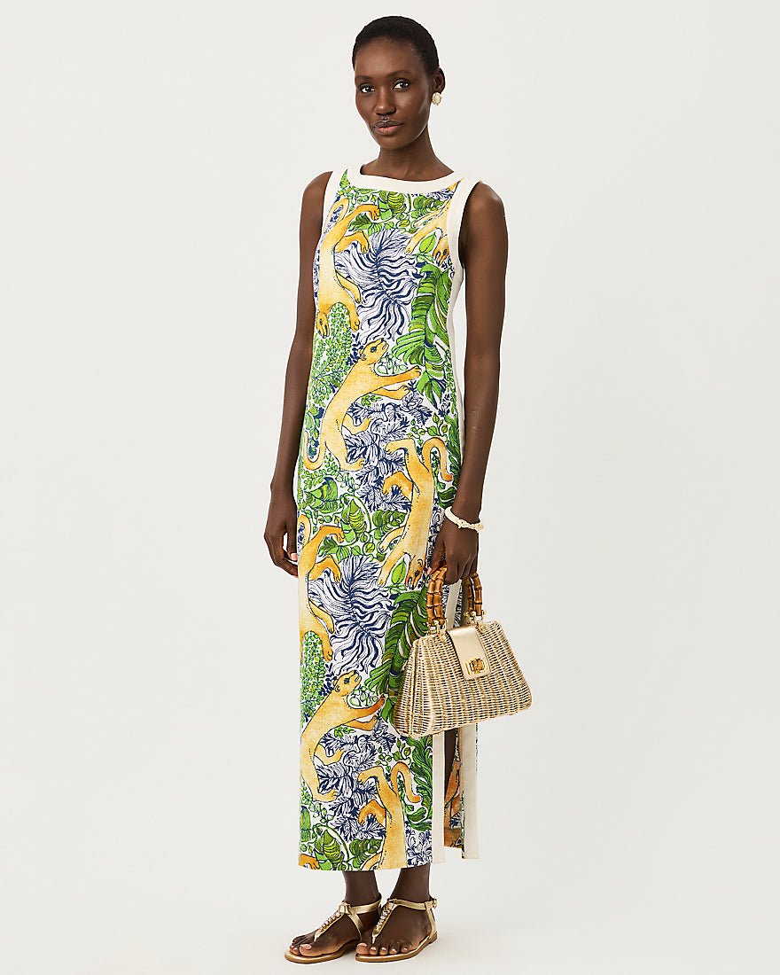 Lilly Pulitzer - Eleanora Maxi Shift Romper - Multi Palm Prowl