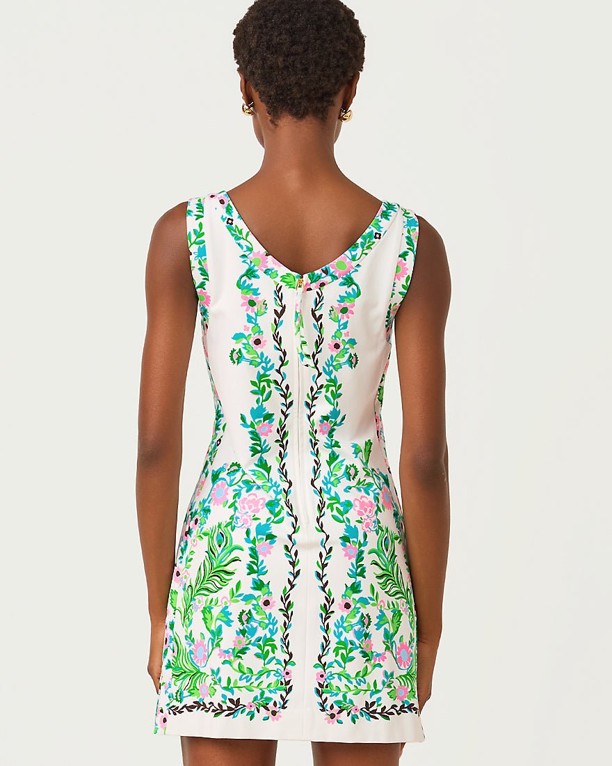 Lilly Pulitzer - Eleanora Shift Romper - Resort White Royal Zoo