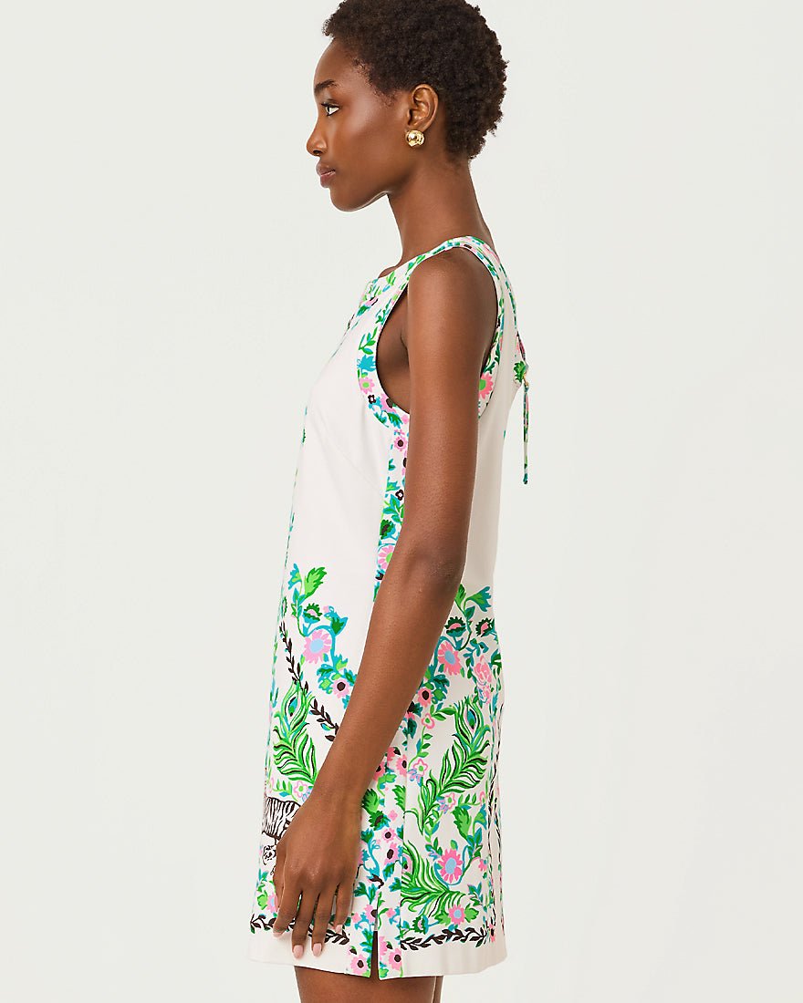 Lilly Pulitzer - Eleanora Shift Romper - Resort White Royal Zoo