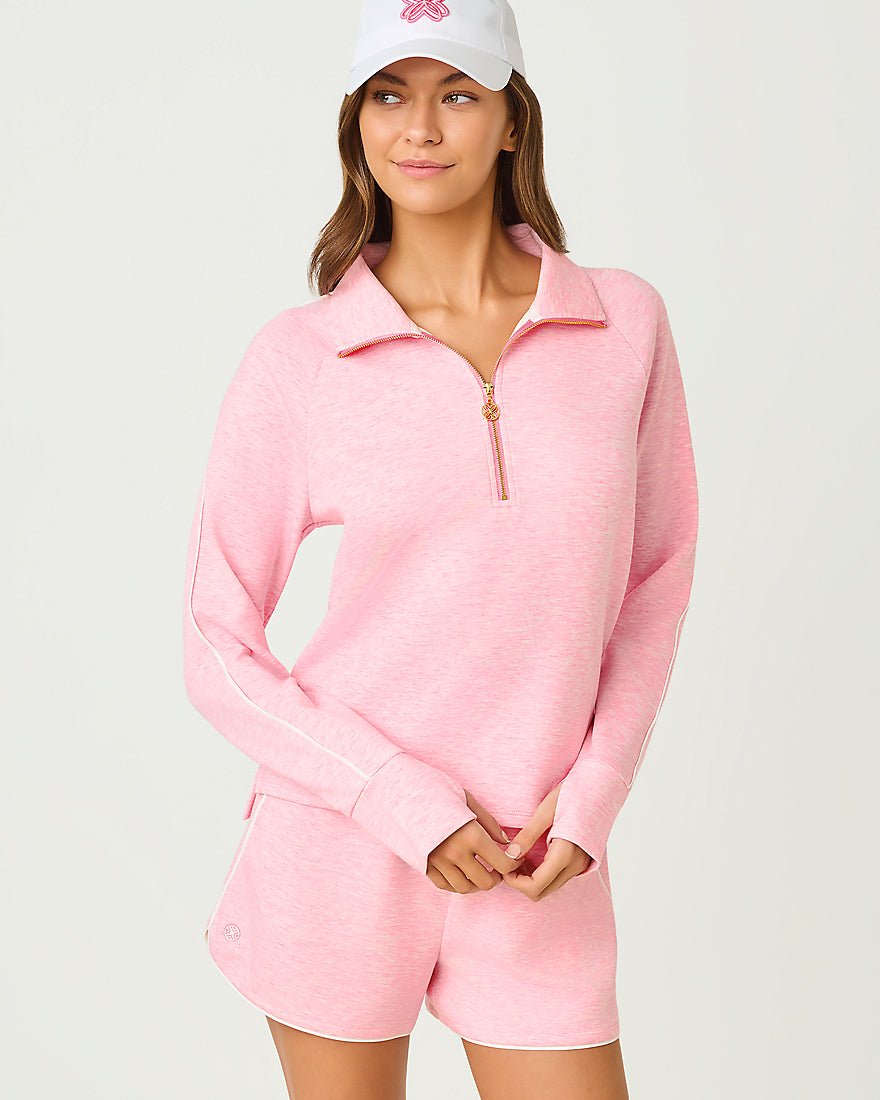 Lilly Pulitzer - Elemis Pullover Upf 50 Plus - Heathered Conch Shell Pink