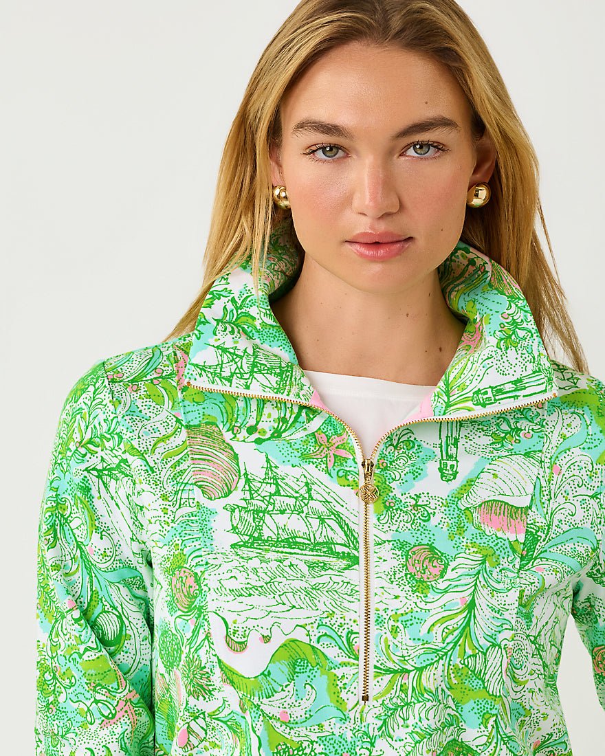 Lilly Pulitzer - Eleni Upf 50 Plus Pullover - Resort White Ship To Shore