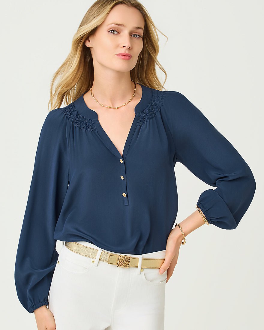 Lilly Pulitzer - Elsa Top - Low Tide Navy