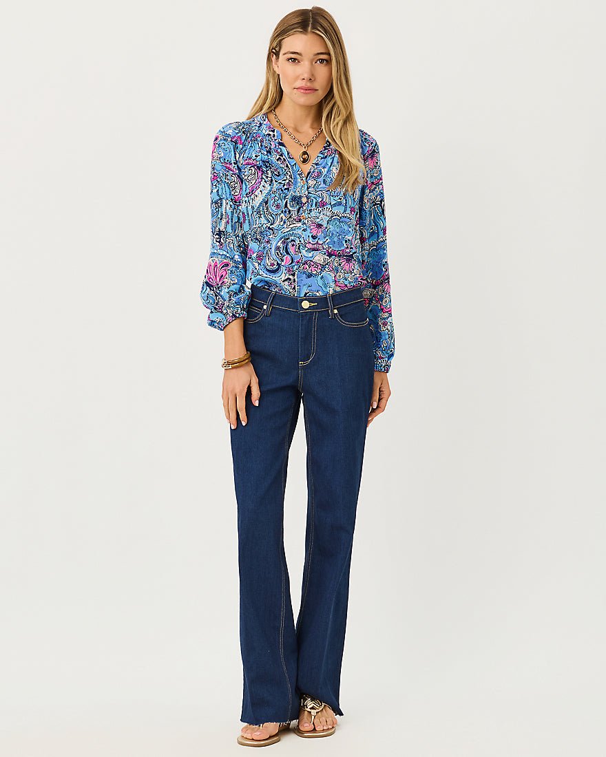 Lilly Pulitzer - Elsa Top - Multi Paisley Parade