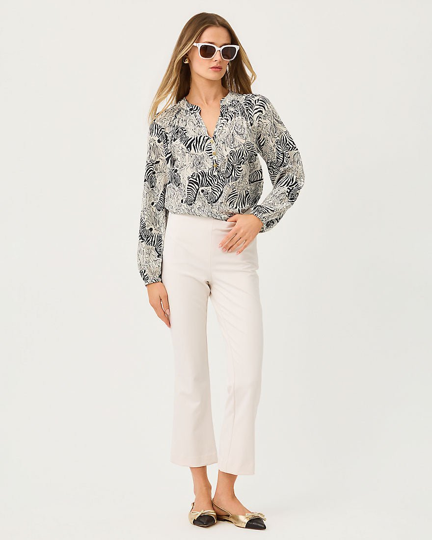 Lilly Pulitzer - Elsa Top - Onyx Blushing Blooms