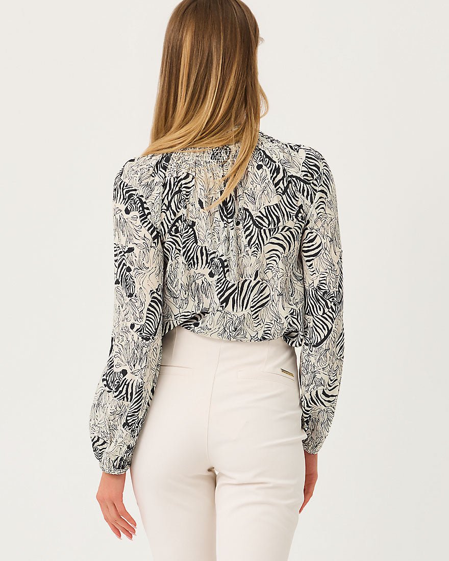 Lilly Pulitzer - Elsa Top - Onyx Blushing Blooms