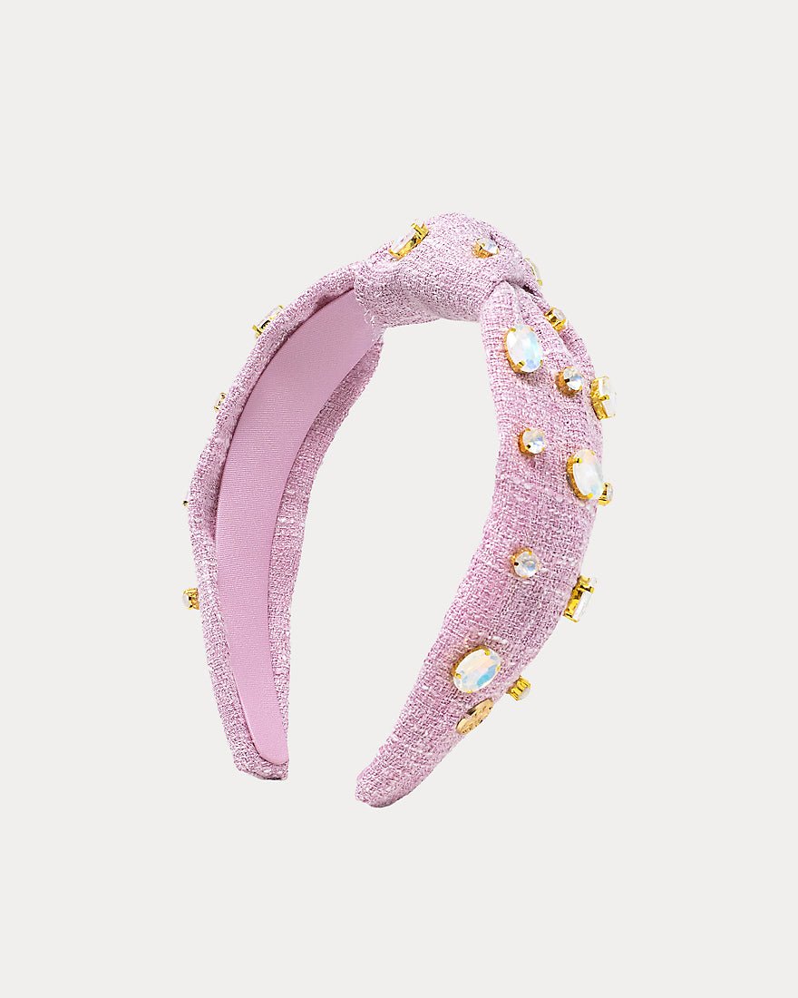 Lilly Pulitzer - Embellished Slim Knot Headband - Oleander Pink