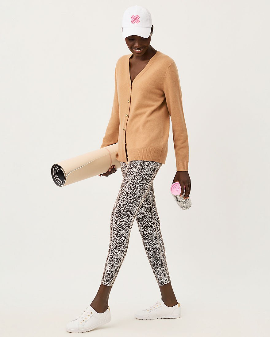 Lilly Pulitzer - Endurance High Rise Midi Legging Upf 50 Plus - Coco Beach Twisted Up
