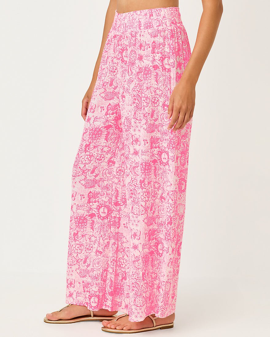 Lilly Pulitzer - Enzo Pant Coverup - Cherry Blossom Pink Fleur De Lilly