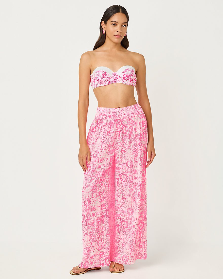 Lilly Pulitzer - Enzo Pant Coverup - Cherry Blossom Pink Fleur De Lilly
