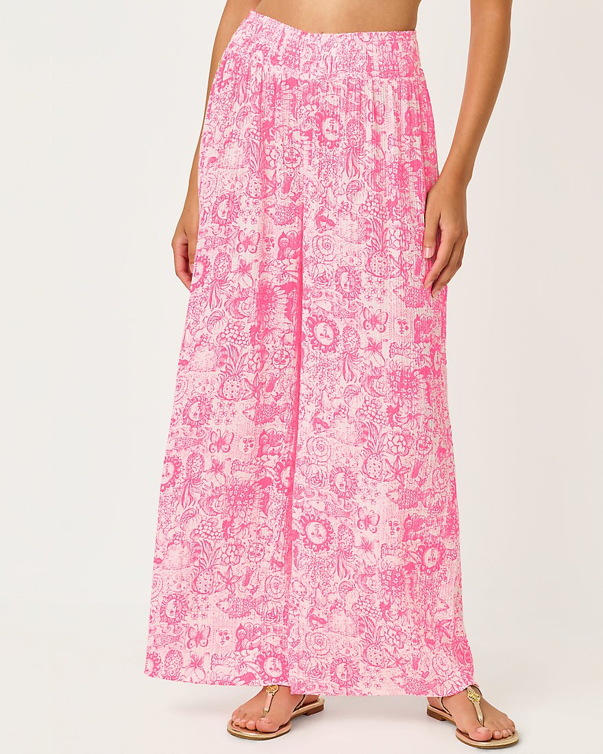 Lilly Pulitzer - Enzo Pant Coverup - Cherry Blossom Pink Fleur De Lilly