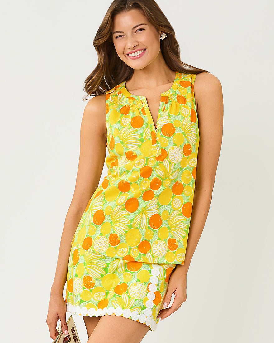 Lilly Pulitzer - Essie Knit Top - Island Palm Zesty