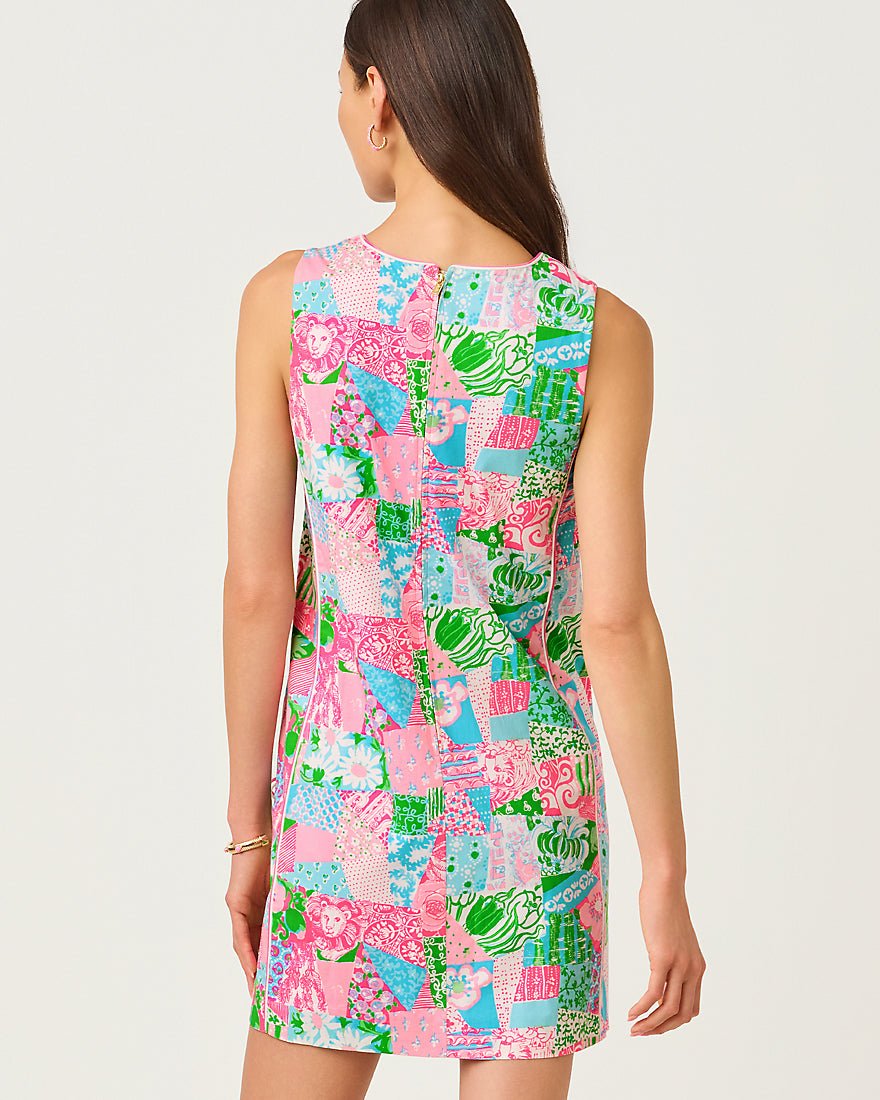 Lilly Pulitzer - Ettie Stretch Shift Dress - Multi Crazy Quilt