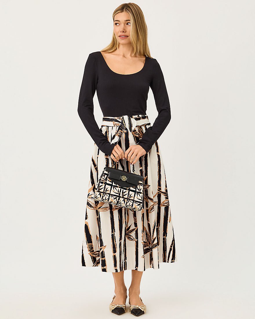 Lilly Pulitzer - Everett Midi Dress - Coconut Bamboo Bliss