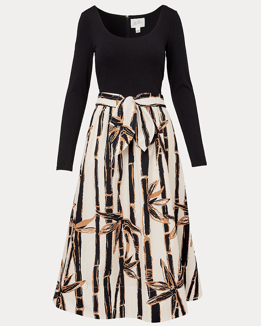 Lilly Pulitzer - Everett Midi Dress - Coconut Bamboo Bliss