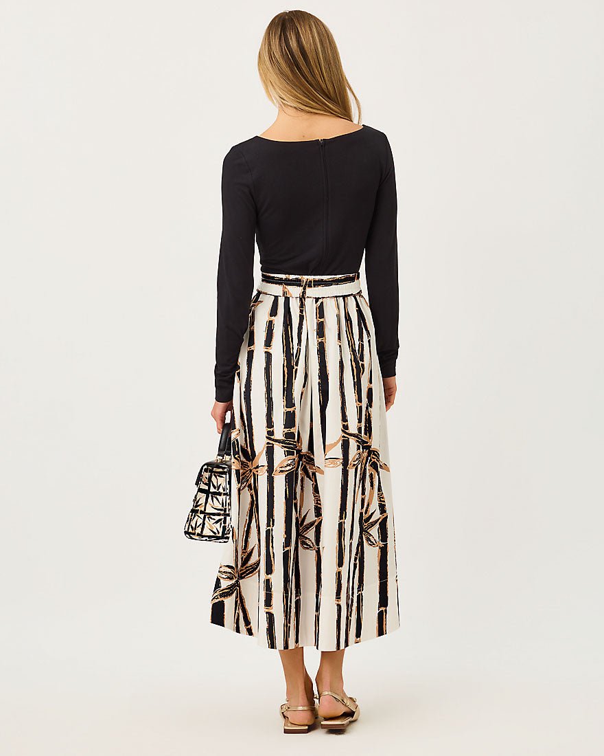 Lilly Pulitzer - Everett Midi Dress - Coconut Bamboo Bliss