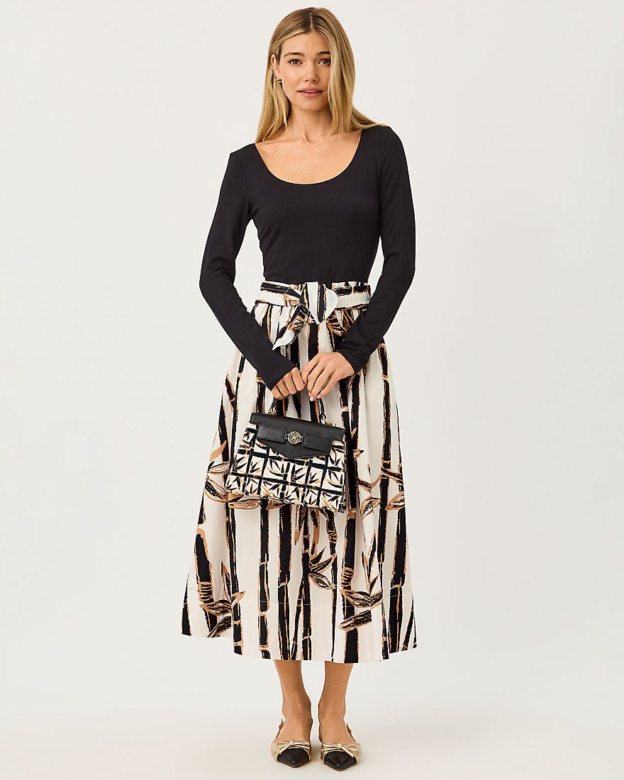 Lilly Pulitzer - Everett Midi Dress - Coconut Bamboo Bliss