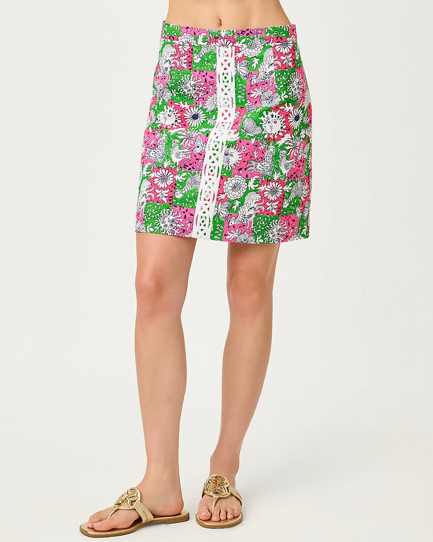Lilly Pulitzer - Fairbanks Mini Skort - Cherry Blossom Pink Lil Chicken Check