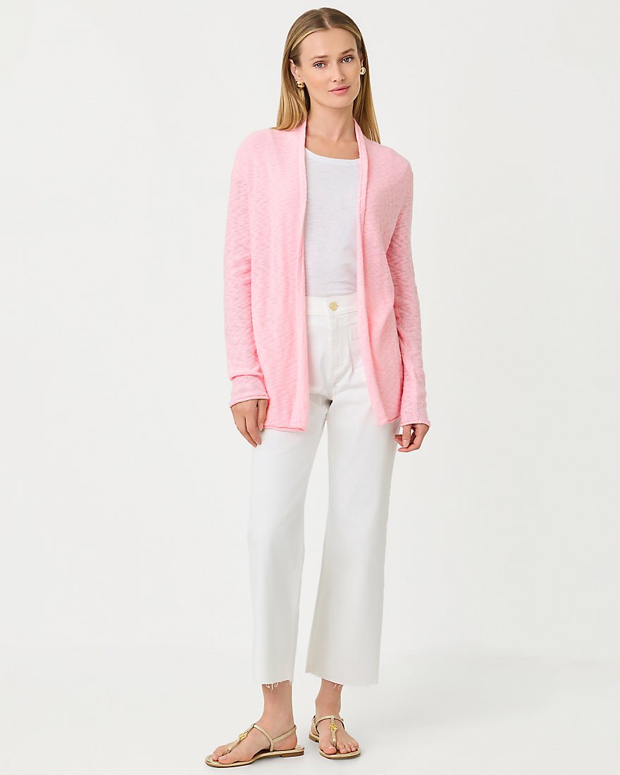 Lilly Pulitzer - Faretta Long Length Cardigan - Pink Muse