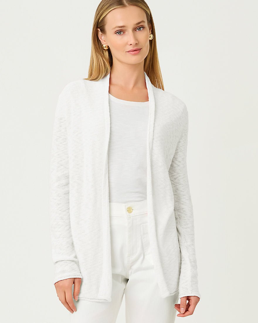 Lilly Pulitzer - Faretta Long Length Cardigan - Resort White
