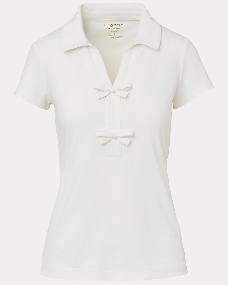 Lilly Pulitzer - Frida Bow Polo Upf 50 Plus - Coconut